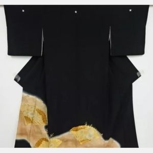 Vintage Silk Kimono | Japanese Tomesode | Robe | Cover Up